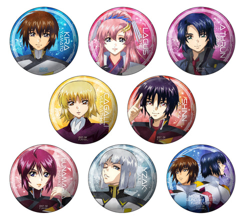 『機動戦士ガンダムSEED FREEDOM』 ウェットカラーシリーズ 缶バッジ BOX(全8種)